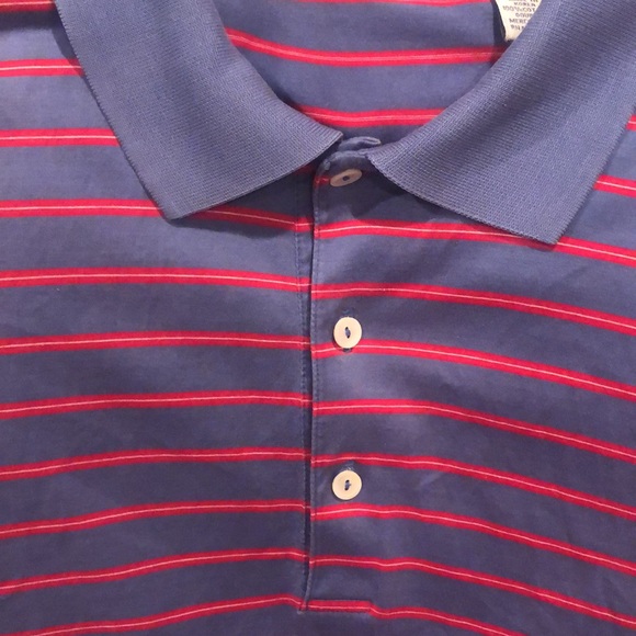 Peter Millar Men’s Striped Polo - Size Large - Picture 7 of 7